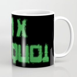 Gen X Sais Quoi - 1990s Green Computer Style Font for the Neglected Generation Mug