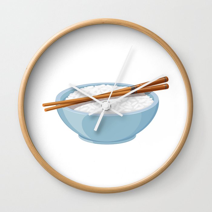 Exercise I Thought you Said Extra Rice Wall Clock