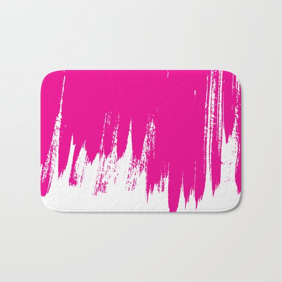 HIGH CONTRAST MAGENTA Bath Mat