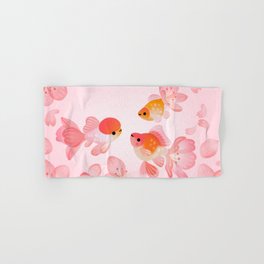 Cherry blossom goldfish Hand & Bath Towel