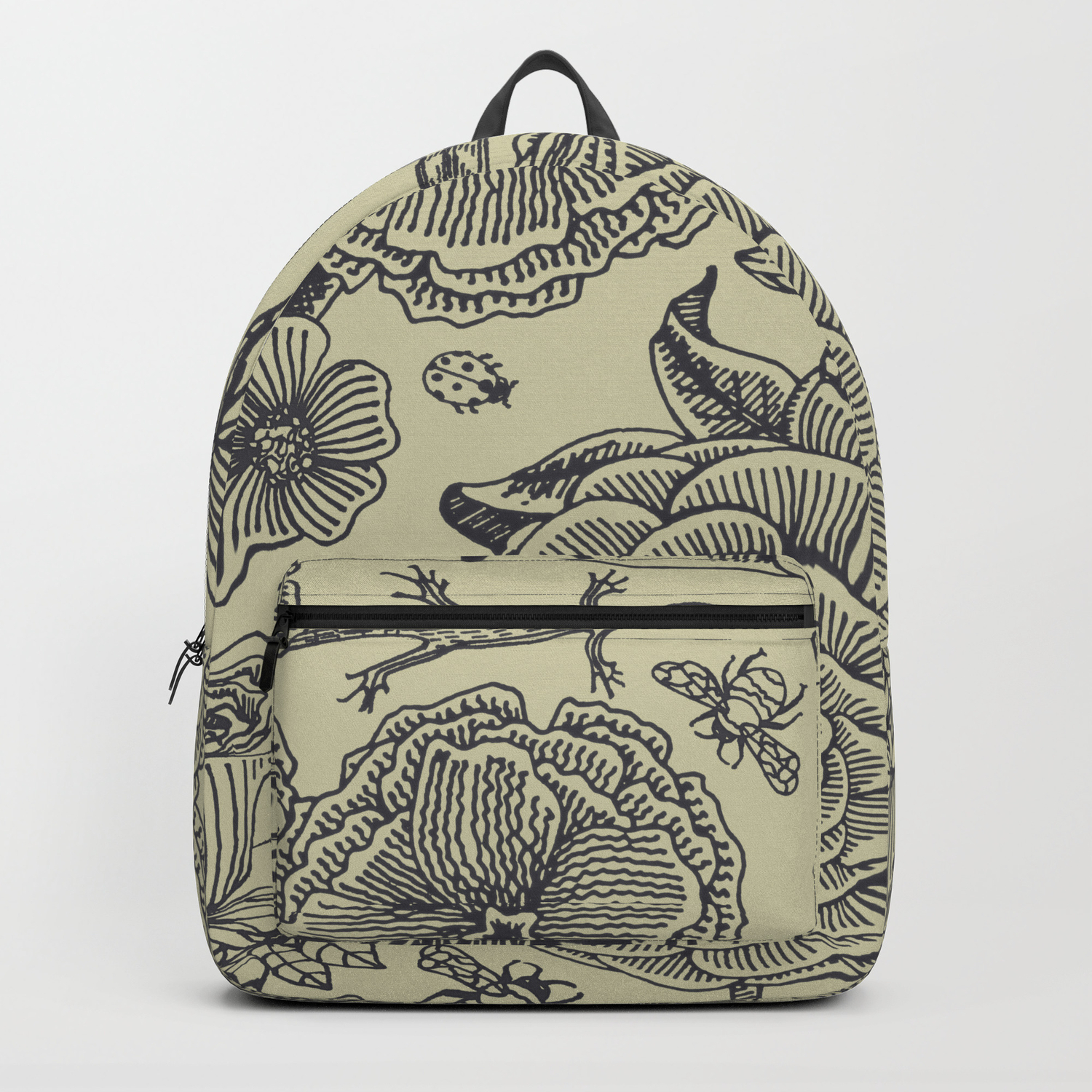 vintage floral backpack