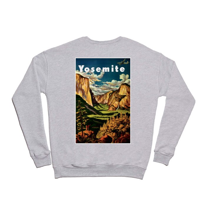 Yosemite National Park Vintage Travel Crewneck Sweatshirt by