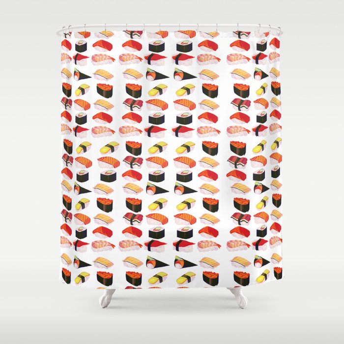 Sushi Squad Shower Curtain
