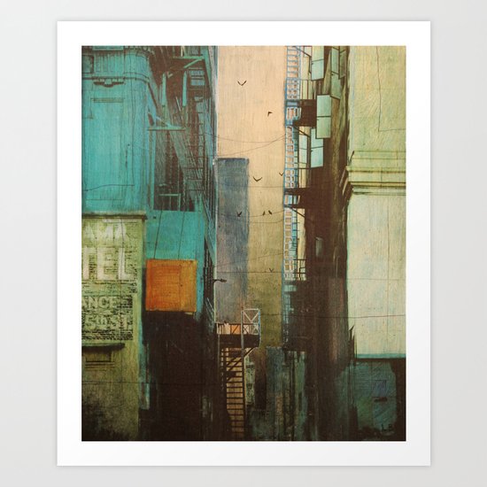 ESCAPE ROUTE Art Print