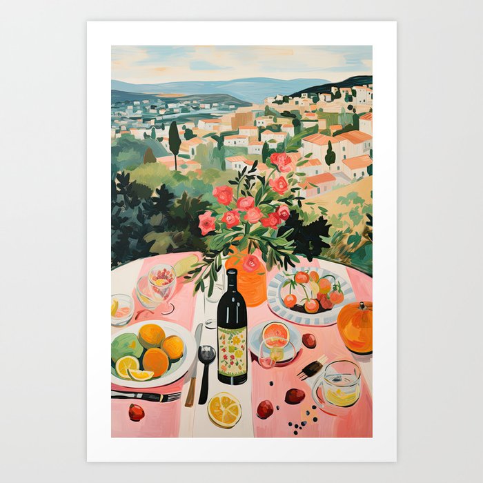 Provence Summer Vista Art Print