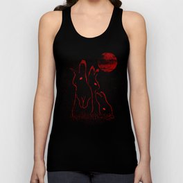 Evil Bunnies Tank Top | Animal, Pest, Pests, Graphicdesign, Darkness, Rodent, Naughty, Wicked, Evil, Bad 