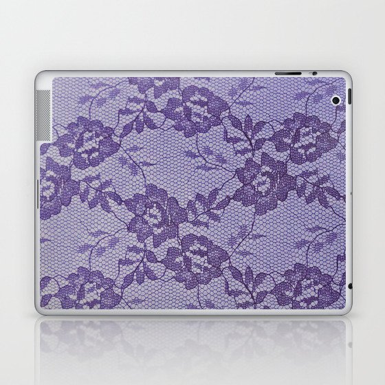 Purple lace Laptop & iPad Skin