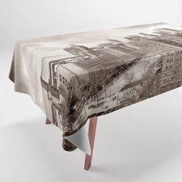 New York Sepia Tablecloth