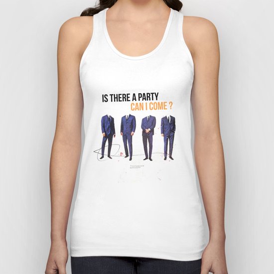 Is There a Party Can I Come | Collage Unisex Tank Top