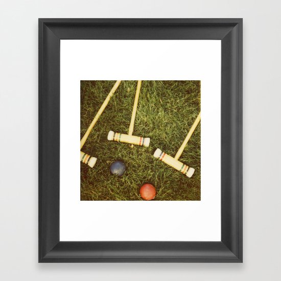 Croquet Framed Art Print