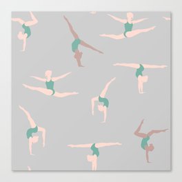 The gymnasts Canvas Print