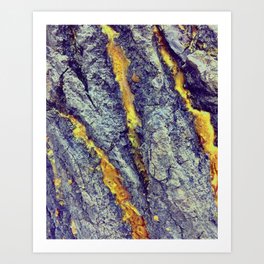 Golden Sap Art Print | Rich, Natural, Digital Manipulation, Composition, Color, Photo, Digital, Bark, Marbled, Tree 