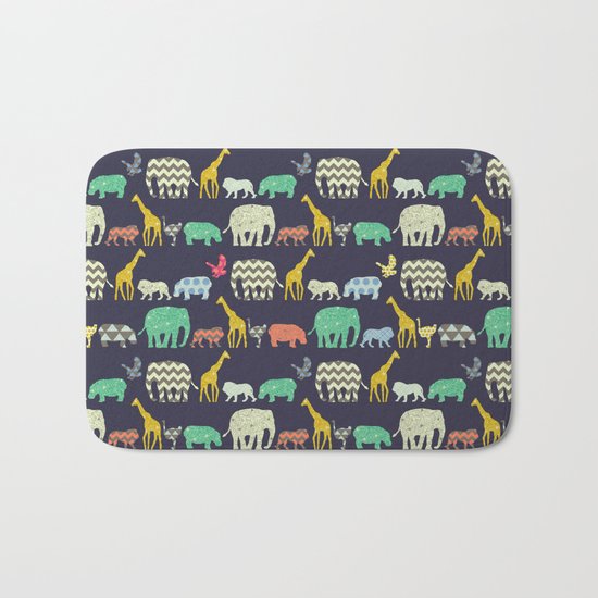 geo zoo Bath Mat