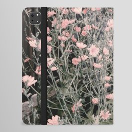 Vintage pink Chicory garden iPad Folio Case