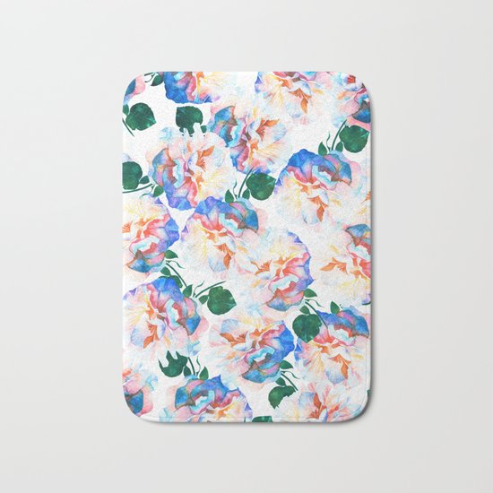 Wild Flora #society6 #decor #buyart Bath Mat