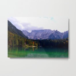 Charmed and Enchanted Part II Metal Print | Water, Landscape, Color, Easternalps, Emeraldgreen, Reflection, Italy, Sky, Photo, Digital 