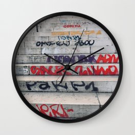 Croix Rousse stairs Wall Clock | Painted, Rousse, Croix, Xrousse, Lyon, Old, Upstairs, Photo, Red, Ahelene 