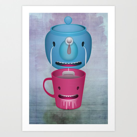 Tea Potty Art Print