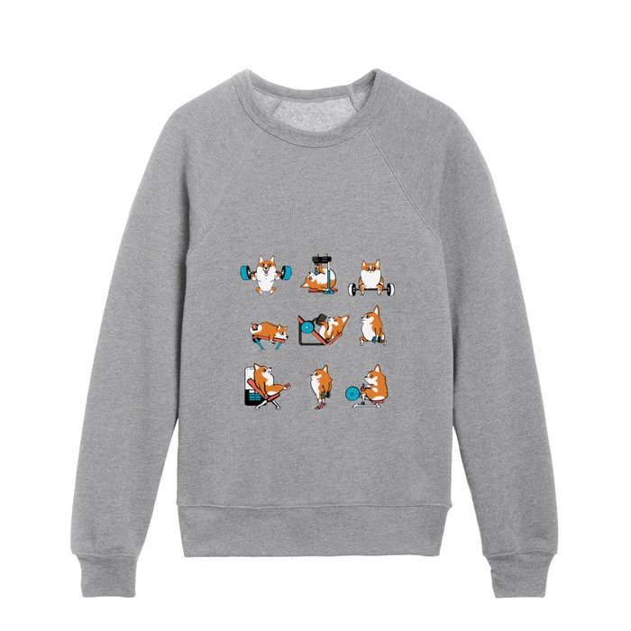 Legday with Corgi Kids Crewneck