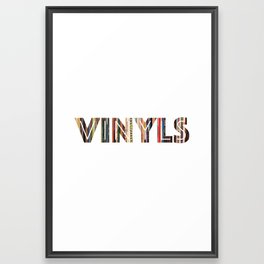 Vinyls Vinyl Records Framed Art Print