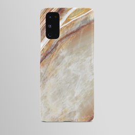 Ivory Agate Stone Android Case