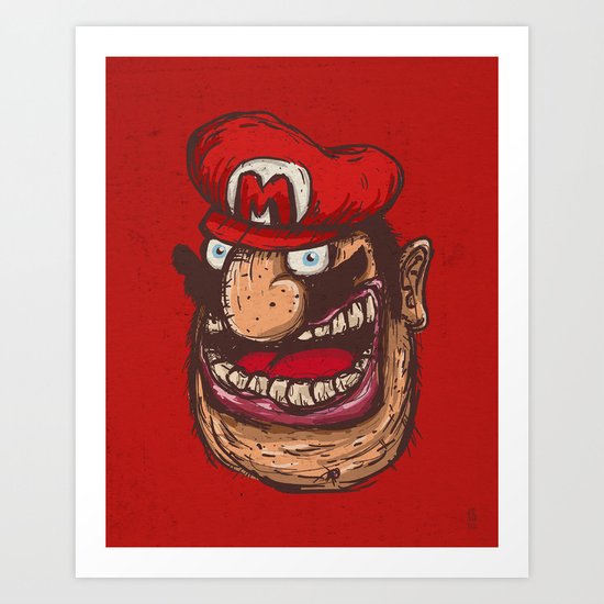 Mario Art Print