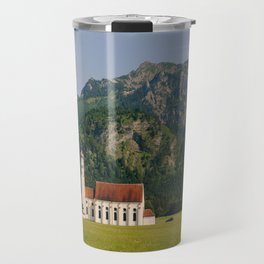 St Coleman's church in upper Bavaria, Germany | Remote places with breathtaking landscapes Travel Mug