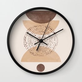 Boho Minimalistic Art Wall Clock