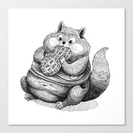 Fat Hamster Canvas Print