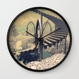 The treppe in the sky Wall Clock