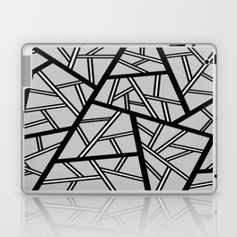 Abstract geometric pattern - gray. Laptop Skin