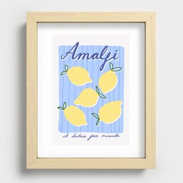 Amalfi - Lemons Recessed Framed Print