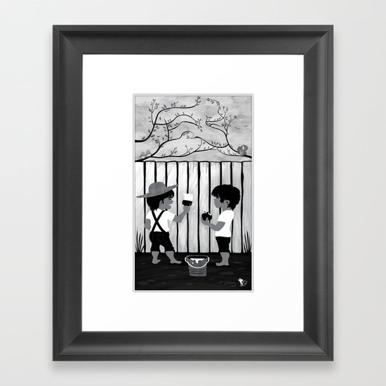 Mark Twain Tribute Framed Art Print
