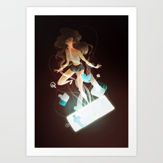 Tangled Art Print