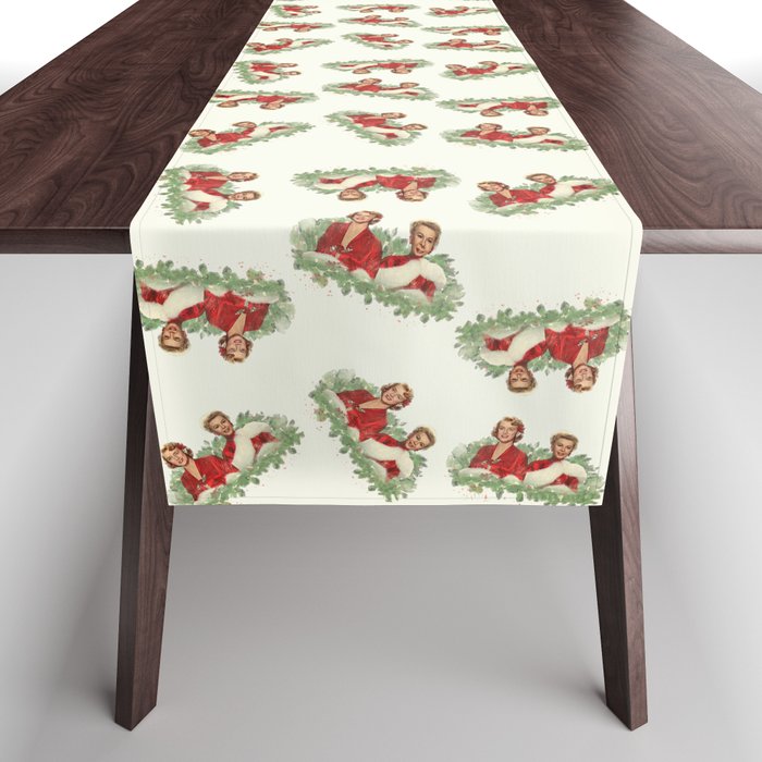 Sisters - A Merry White Christmas Table Runner