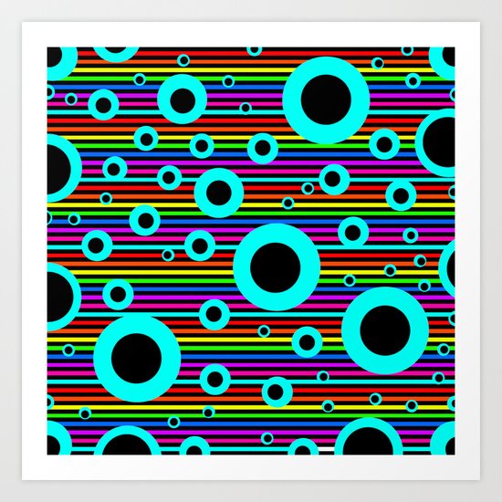 Hole in the water | Greek Quotes Art Print