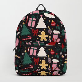 Dulce Navidad noche Backpack