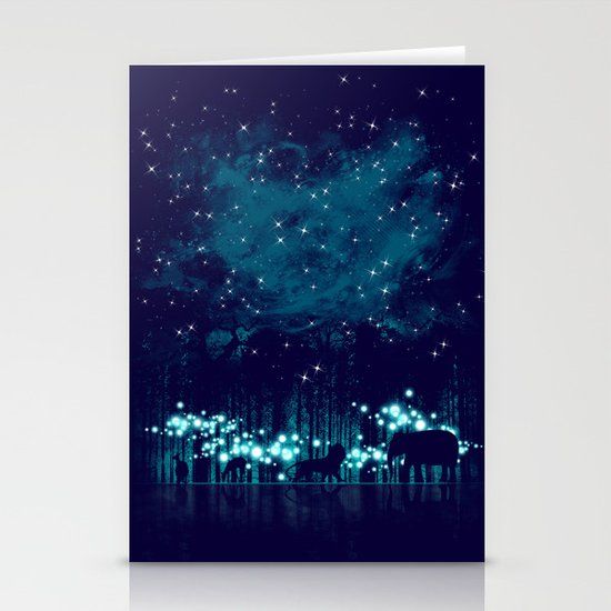Cosmic Safari Stationery Cards