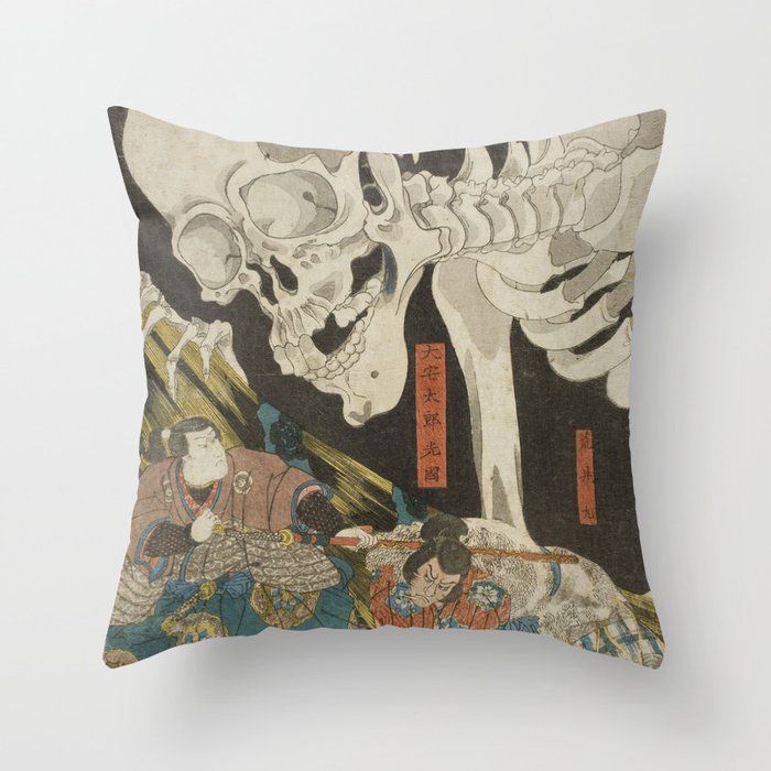 In the shadows Throw Pillow