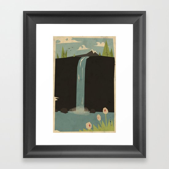 waterfall Framed Art Print