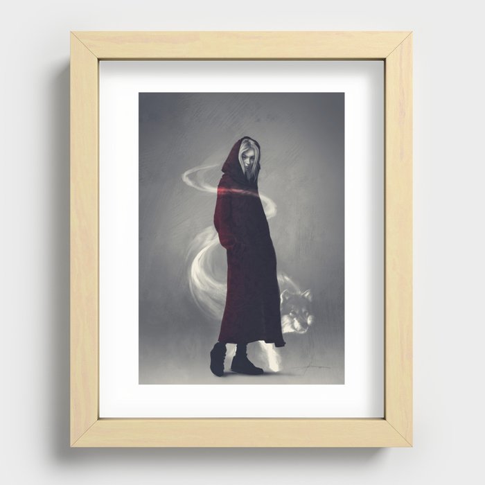 little red riding hood Recessed Framed Print