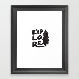 Explore Framed Art Print