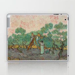 Van Gogh - Women Picking Olives Laptop Skin