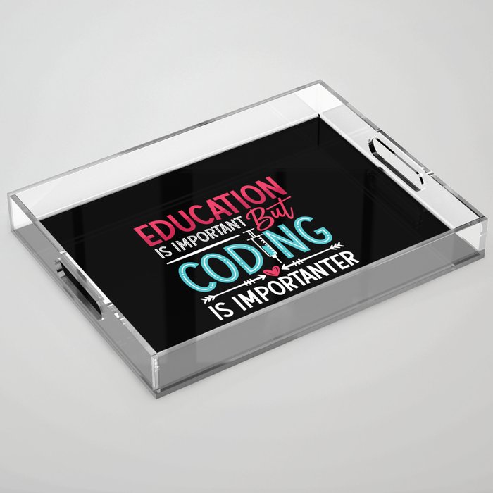 Medical Coder Education Is Important ICD Coding Acrylic Tray