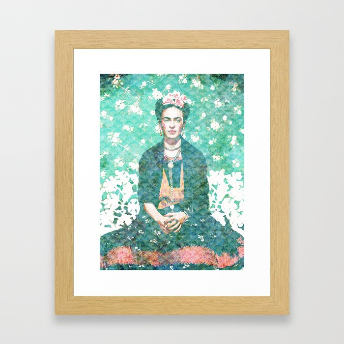 Sueños de Frida Framed Art Print