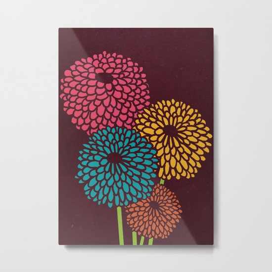 Still Life Chrysanthemum Metal Print