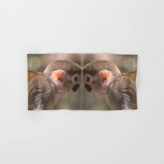 Mirror monkeys Hand & Bath Towel