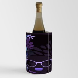 Afro Diva : Sophisticated Lady Purple Lavender Wine Chiller
