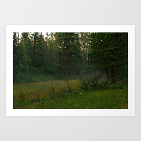 Magical mist Art Print
