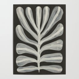 Monochrome Plant Poster